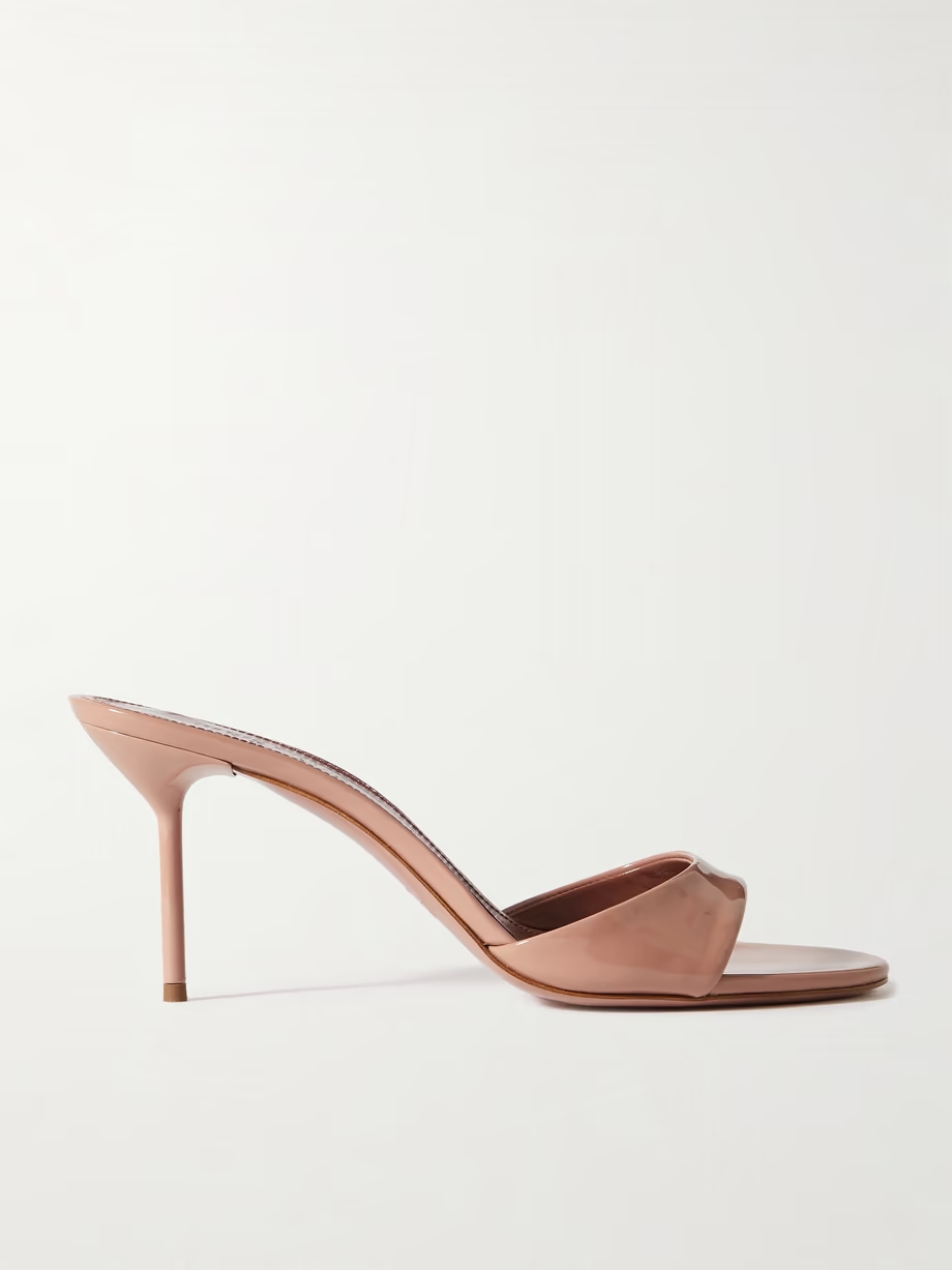 Lidia patent-leather mules Lidia patent-leather mules