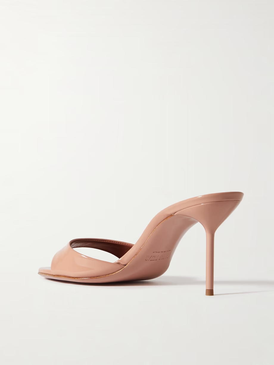 Lidia patent-leather mules Lidia patent-leather mules