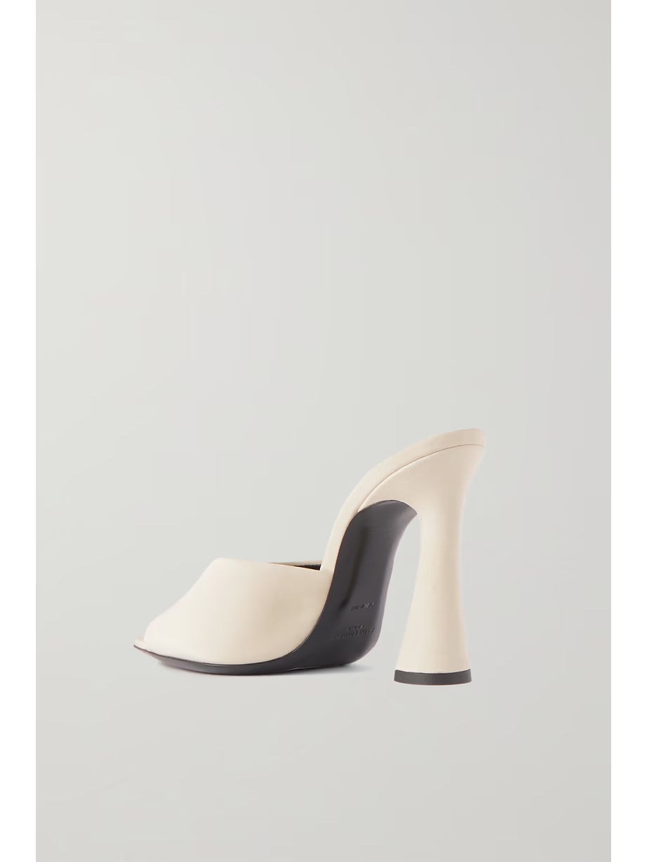 Suite silk crepe de chine mules Suite silk crepe de chine mules