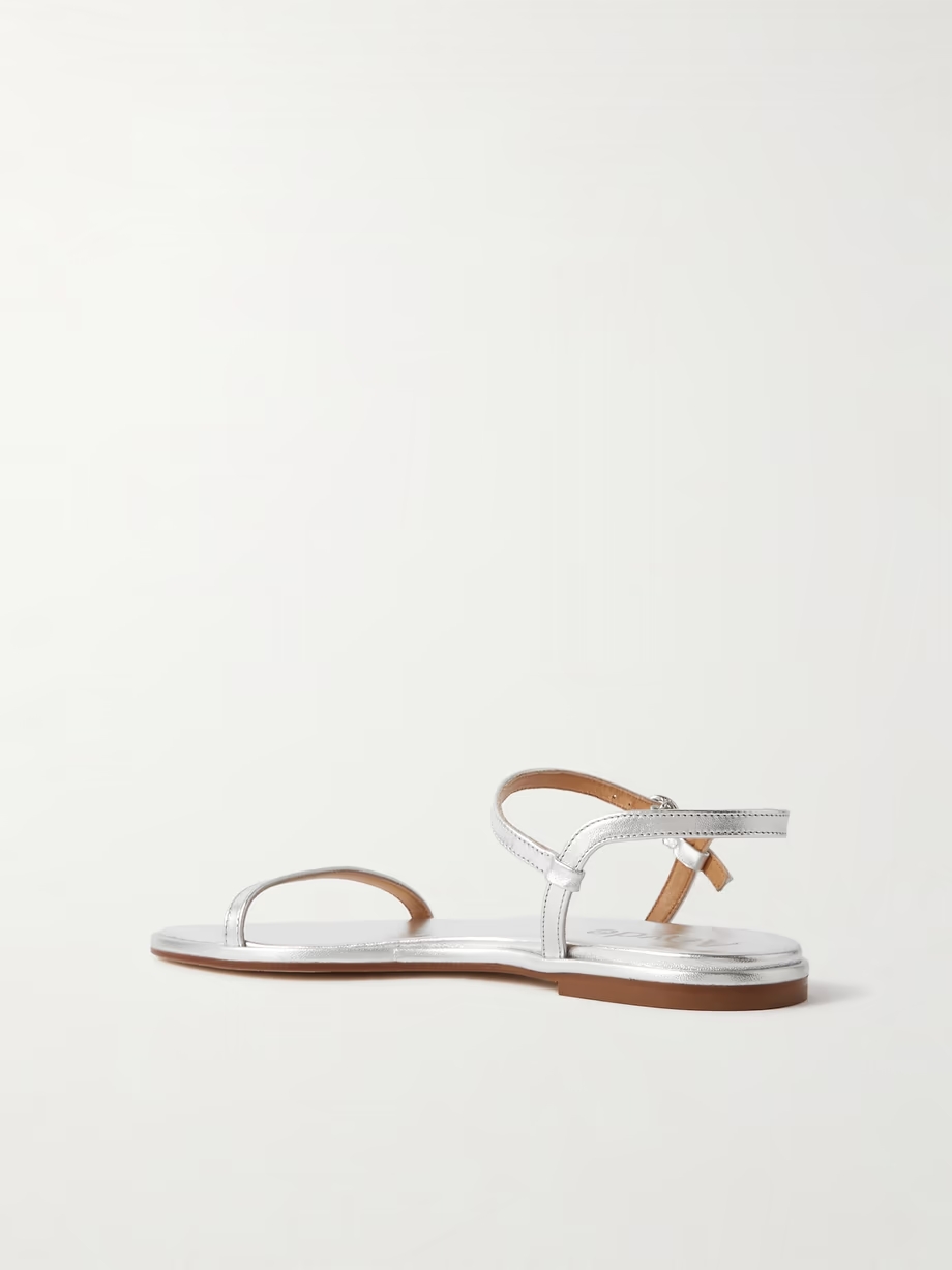 Nettie metallic leather sandals Nettie metallic leather sandals