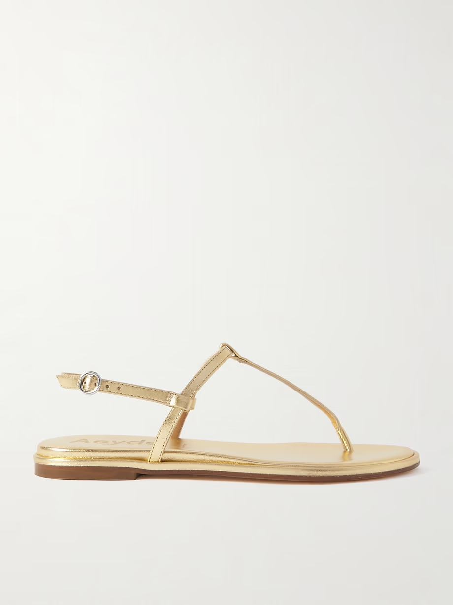Nala metallic leather sandals Nala metallic leather sandals
