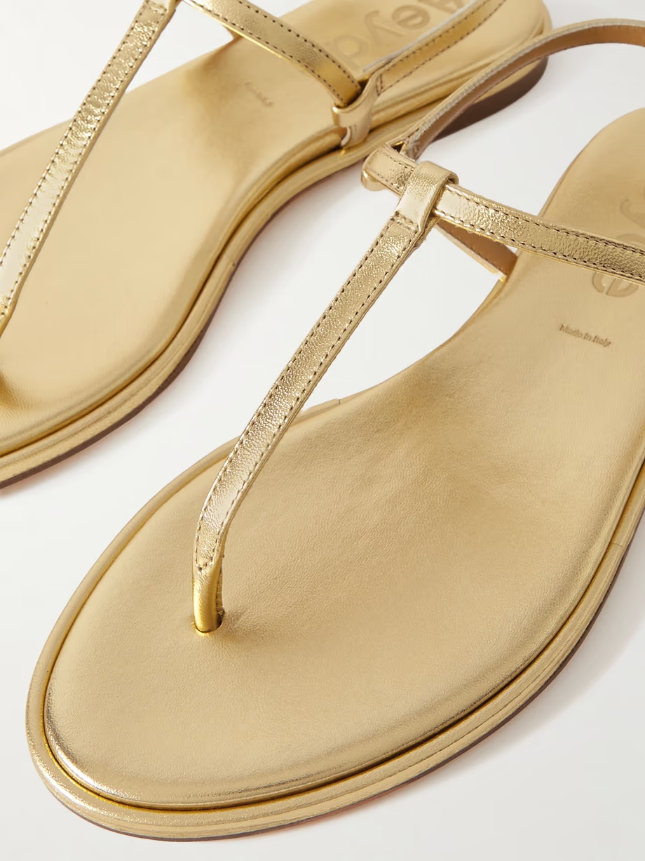 Nala metallic leather sandals Nala metallic leather sandals