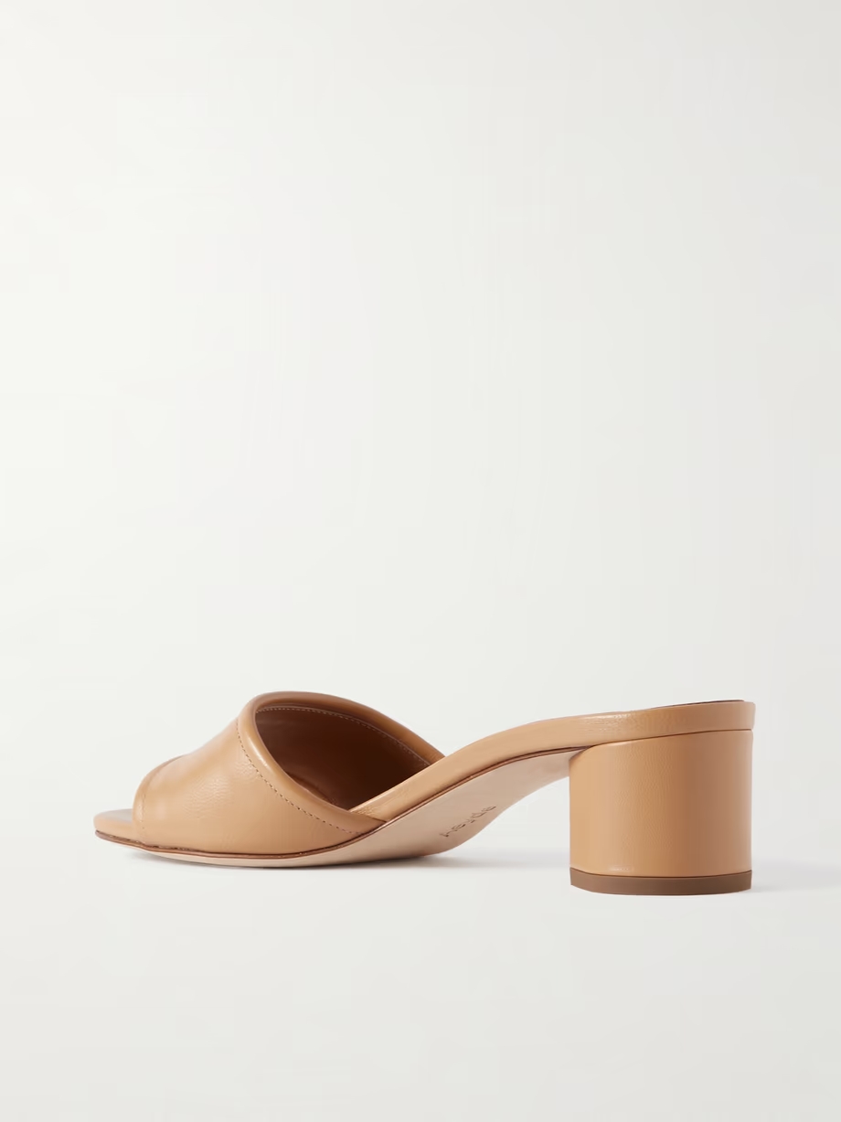 Jovia leather mules Jovia leather mules