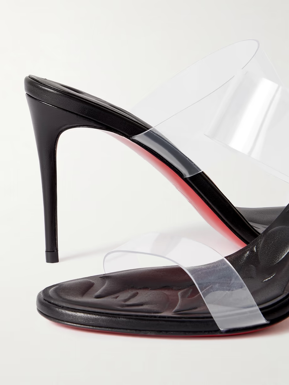 Just Loubi 85 PVC mules Just Loubi 85 PVC mules