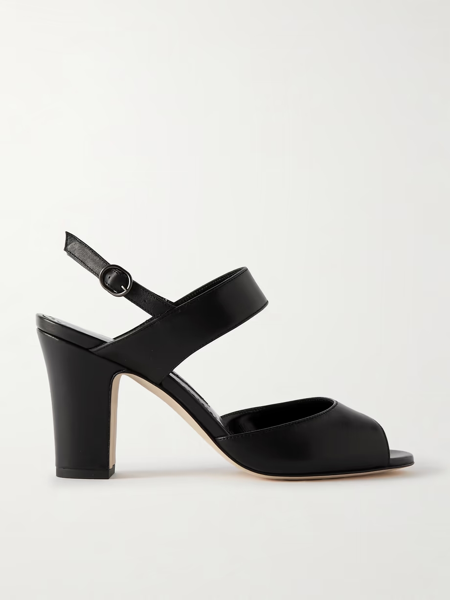 Khiko 90 leather slingback sandals Khiko 90 leather slingback sandals