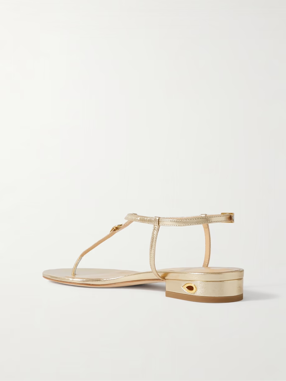 Pietro 20 metallic leather sandals Pietro 20 metallic leather sandals