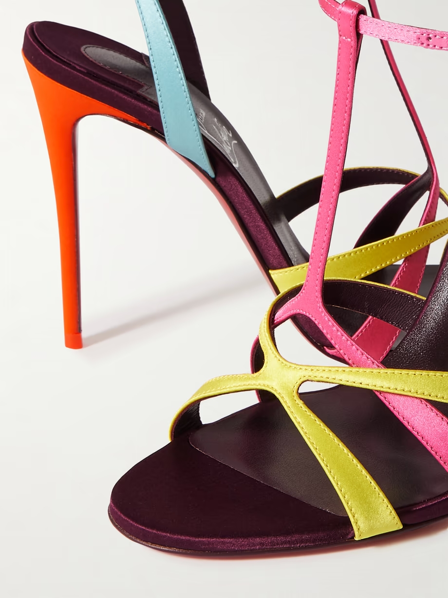 Tangueva 100 satin-crepe sandals Tangueva 100 satin-crepe sandals
