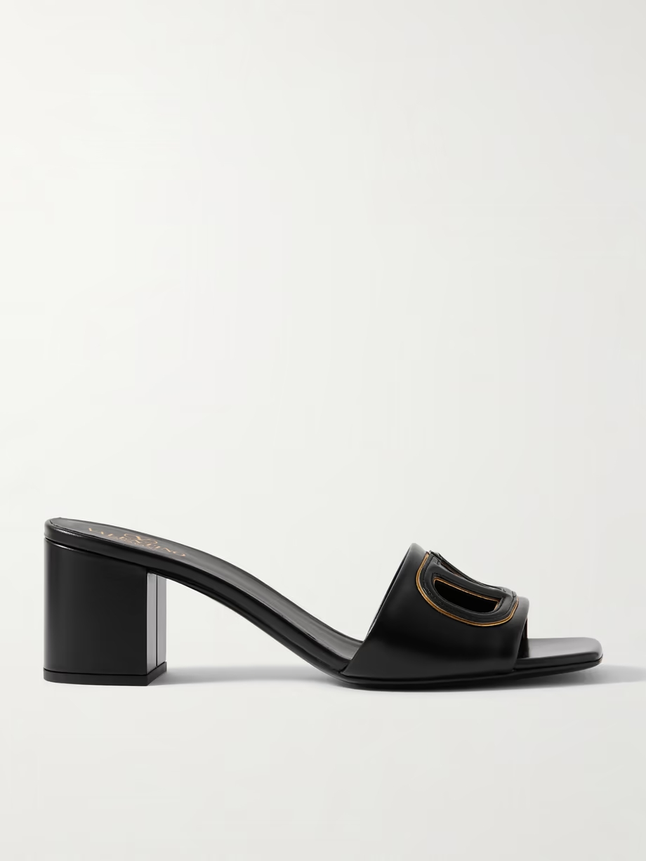 VLOGO 60 cutout leather mules VLOGO 60 cutout leather mules