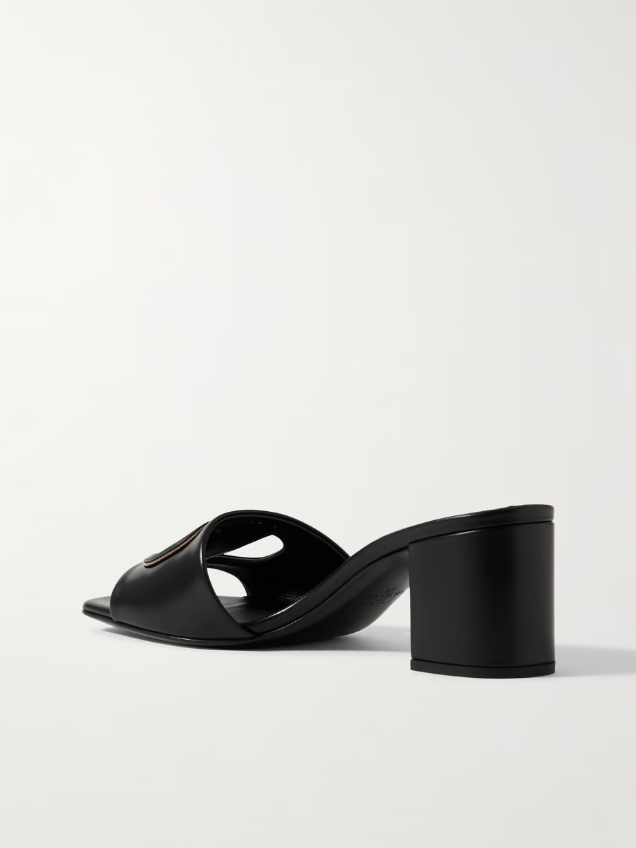 VLOGO 60 cutout leather mules VLOGO 60 cutout leather mules