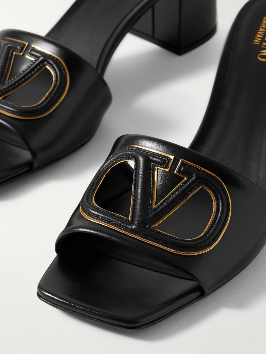 VLOGO 60 cutout leather mules VLOGO 60 cutout leather mules