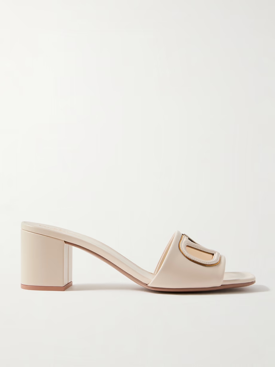 VLOGO 60 embellished leather mules VLOGO 60 embellished leather mules