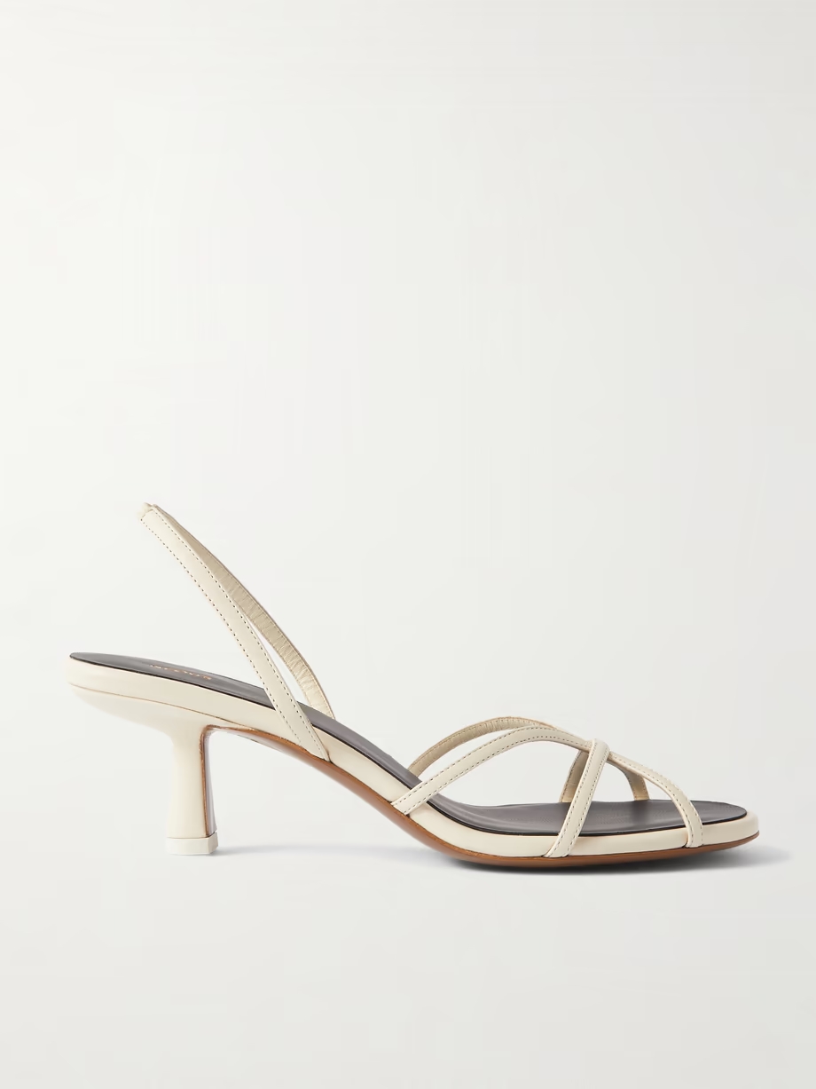 Ibor leather slingback sandals Ibor leather slingback sandals