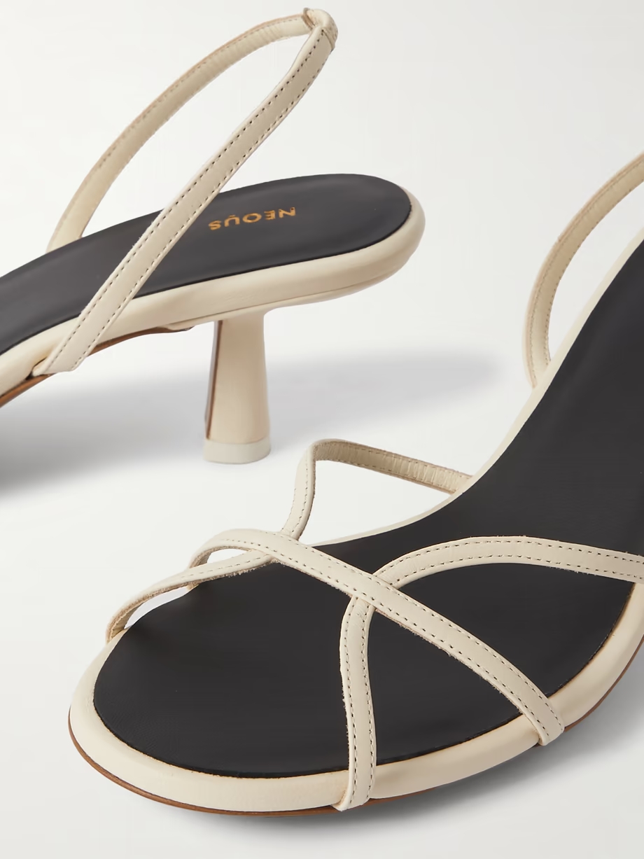 Ibor leather slingback sandals Ibor leather slingback sandals