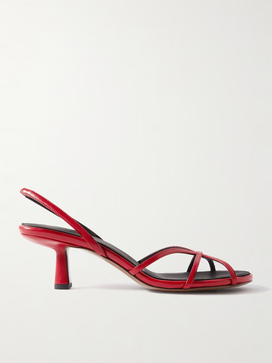 Ibor leather slingback sandals Ibor leather slingback sandals