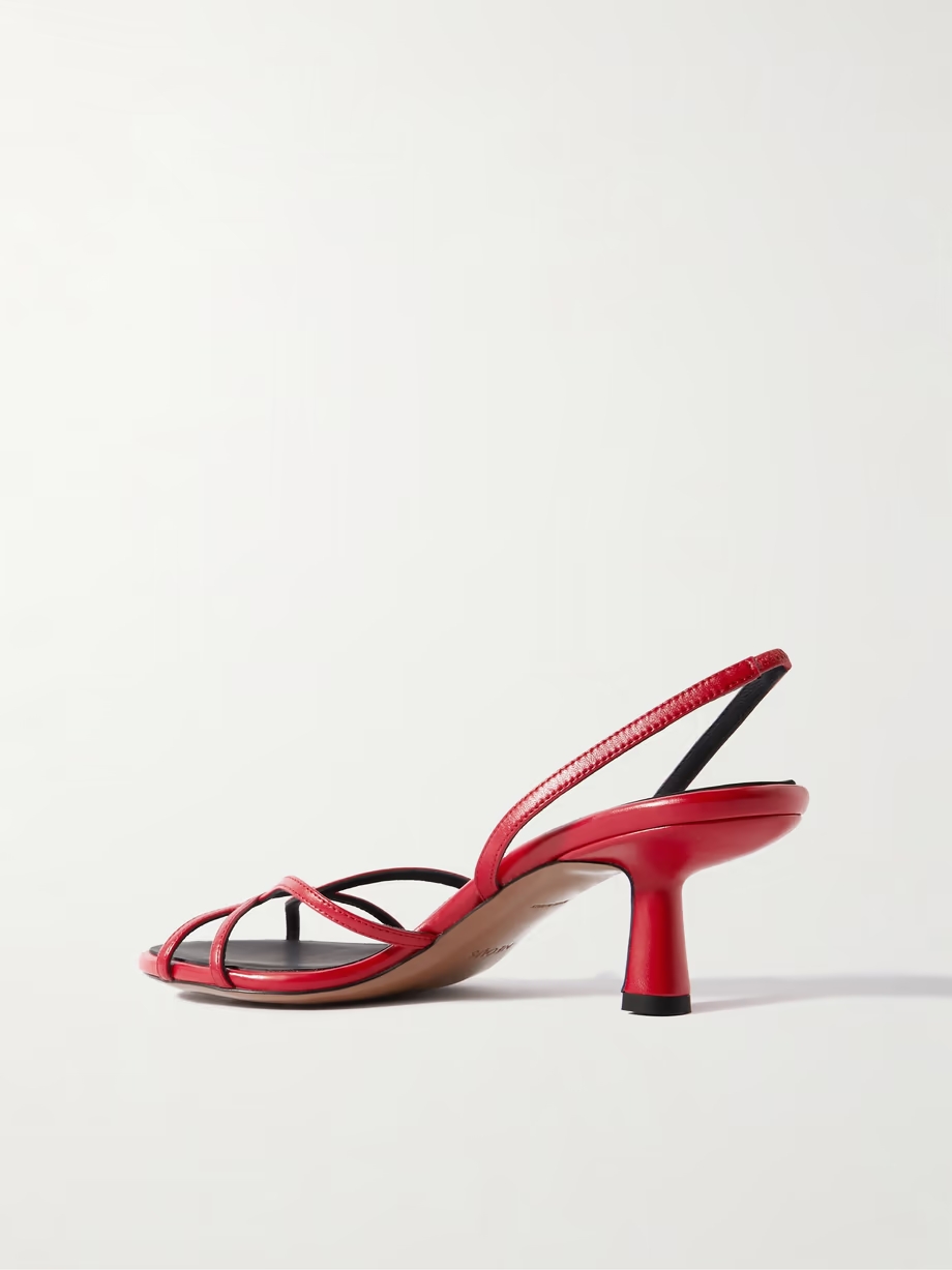 Ibor leather slingback sandals Ibor leather slingback sandals