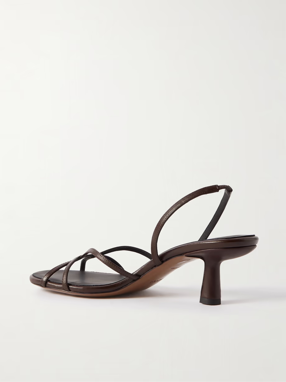 Ibor leather slingback sandals Ibor leather slingback sandals