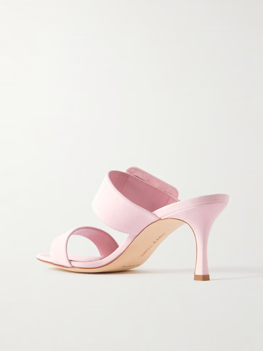 Gable 70 buckled suede mules Gable 70 buckled suede mules