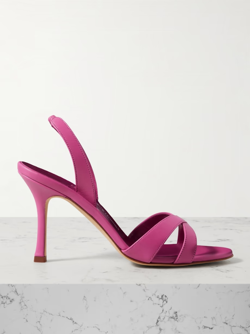 Callasli 90 leather slingback sandals Callasli 90 leather slingback sandals