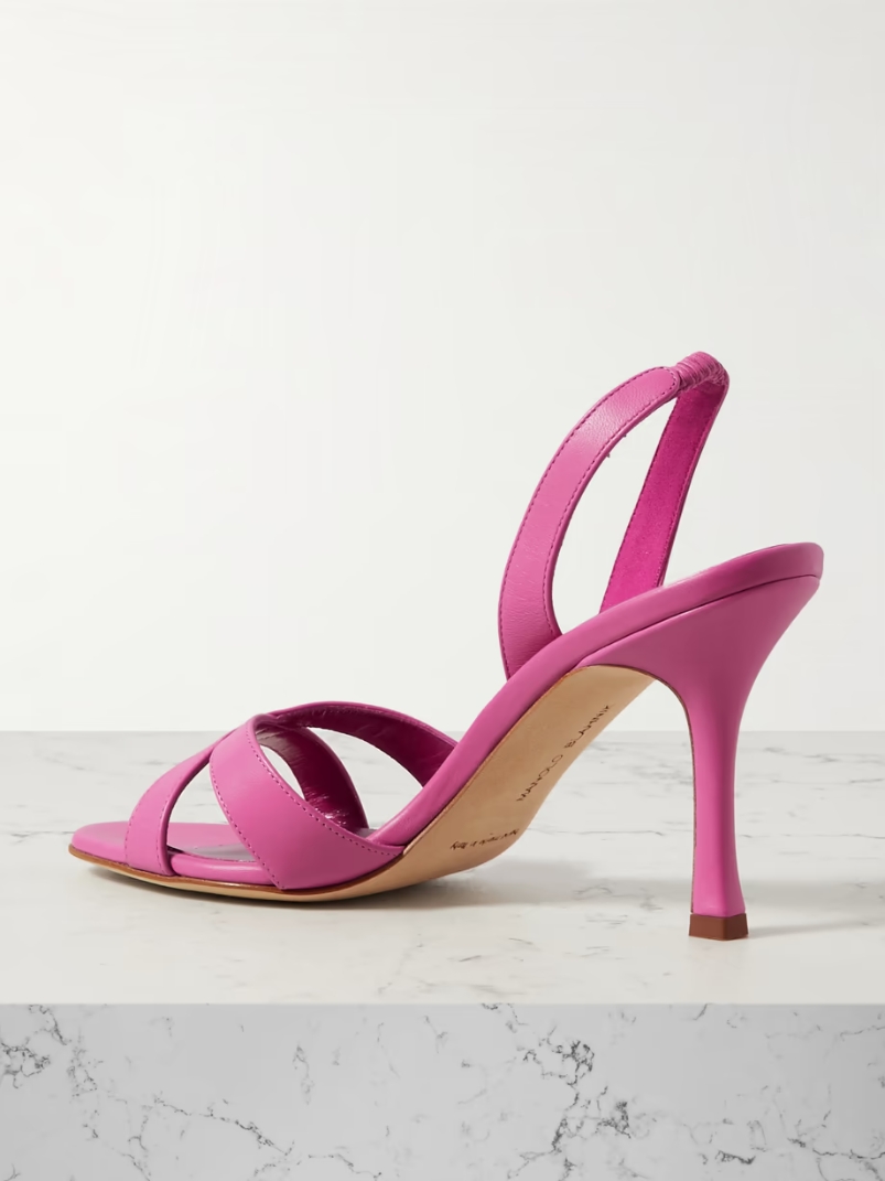 Callasli 90 leather slingback sandals Callasli 90 leather slingback sandals