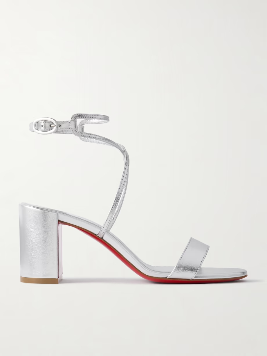 Choca Girl 70 metallic leather sandals Choca Girl 70 metallic leather sandals
