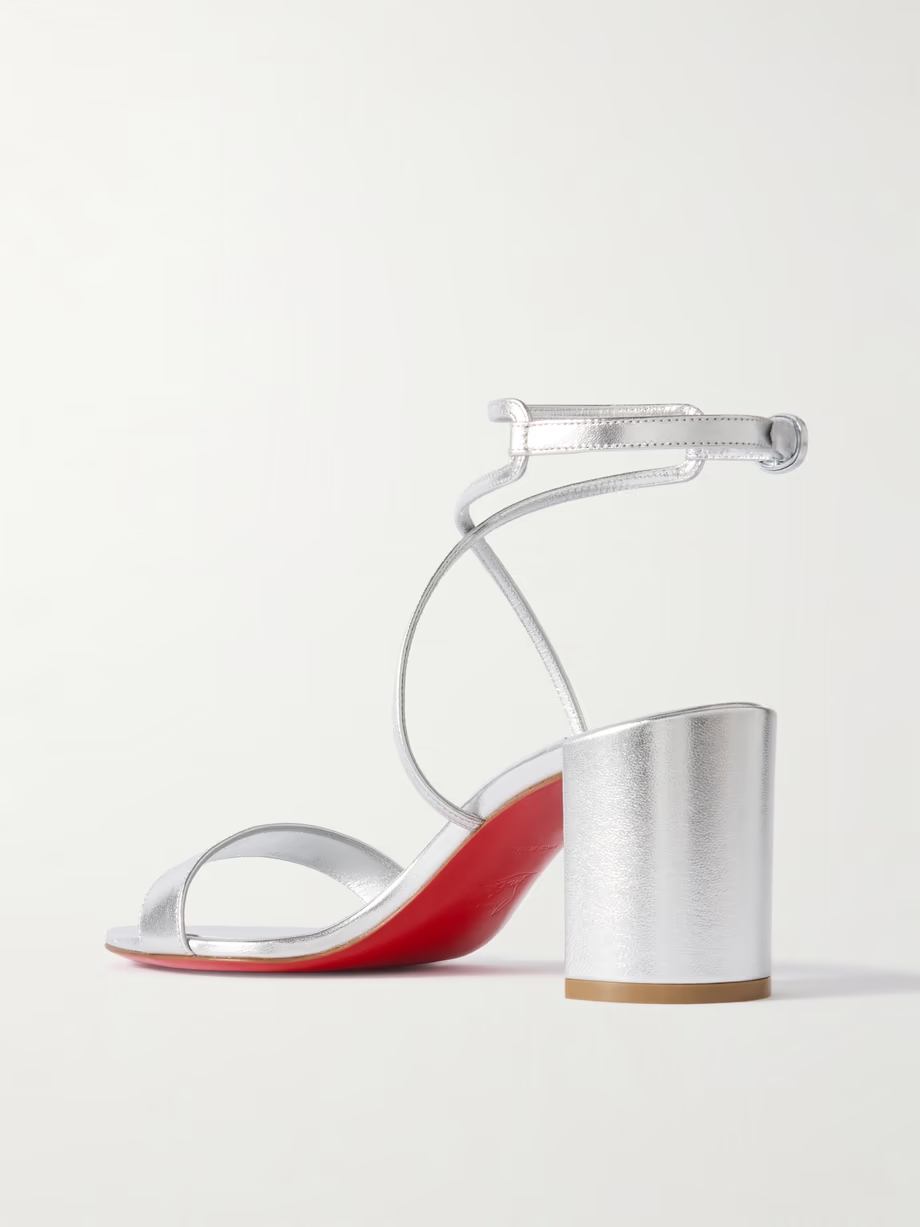 Choca Girl 70 metallic leather sandals Choca Girl 70 metallic leather sandals