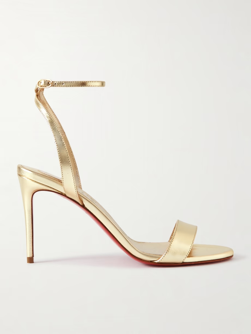 Loubigirl 85 metallic leather sandals Loubigirl 85 metallic leather sandals