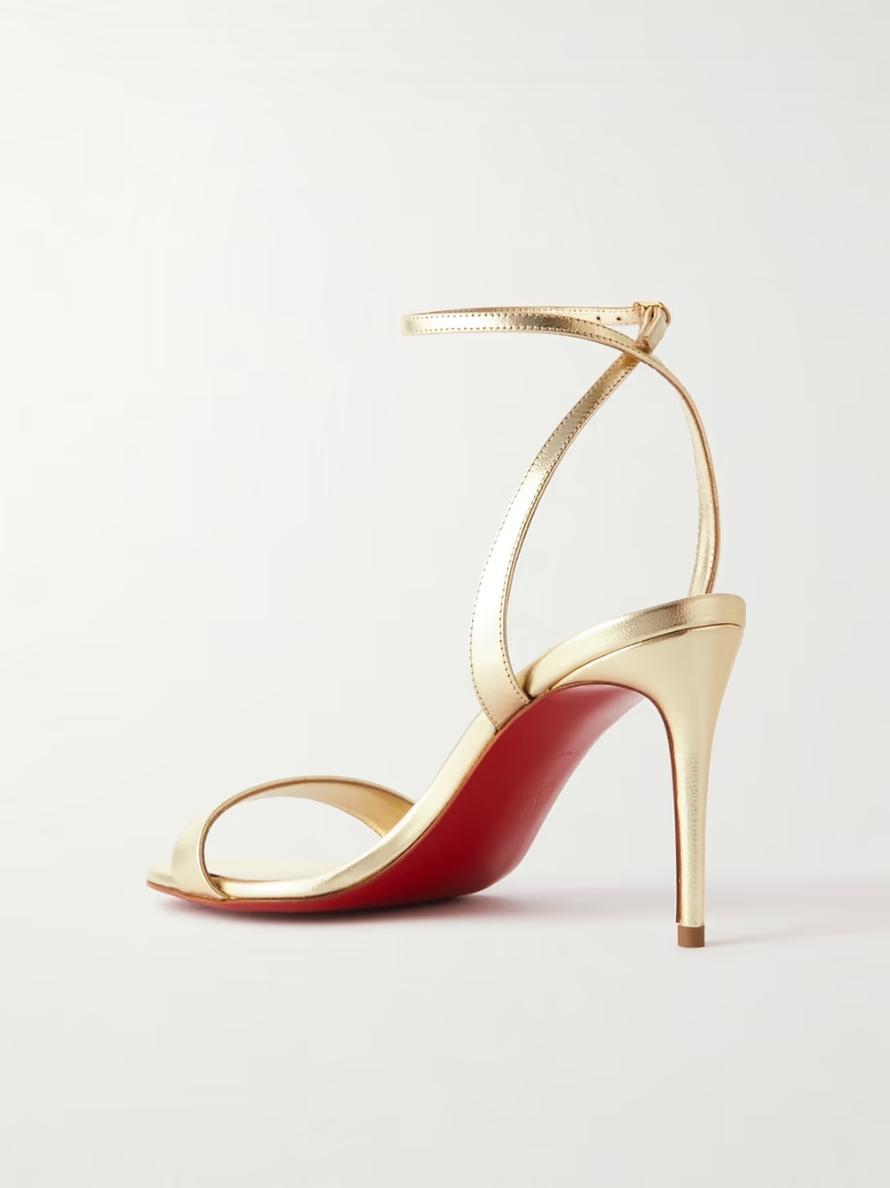 Loubigirl 85 metallic leather sandals Loubigirl 85 metallic leather sandals