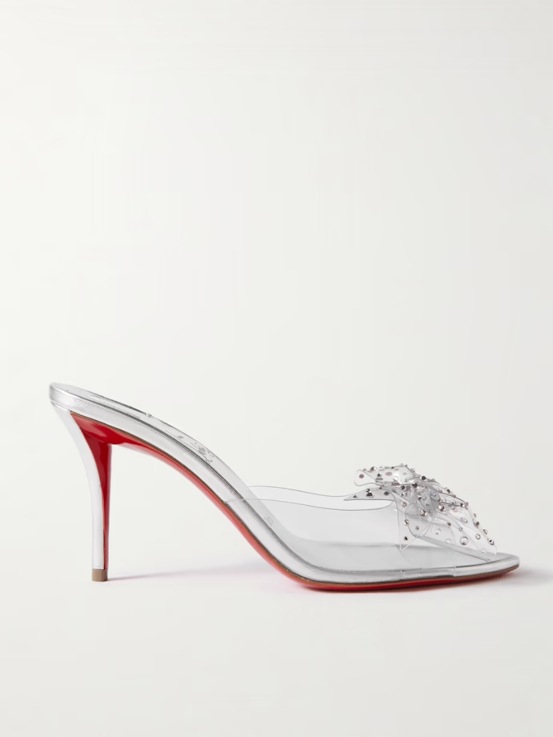 Aqua Strass 80 crystal-embellished PVC sandals Aqua Strass 80 crystal-embellished PVC sandals