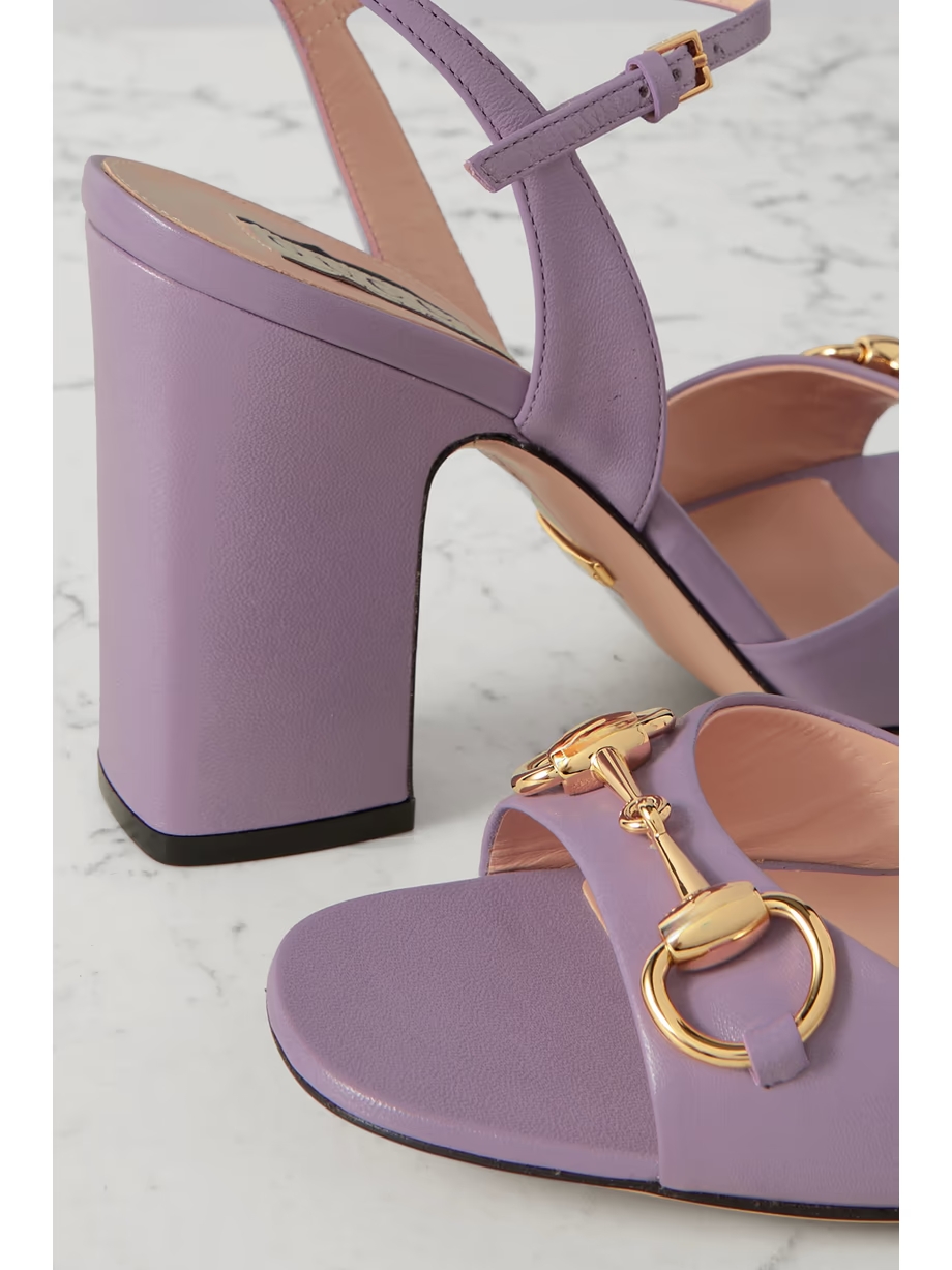 Lady horsebit-detailed leather sandals Lady horsebit-detailed leather sandals