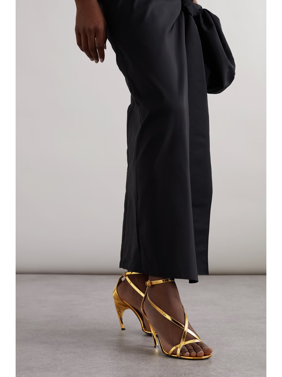 Armadillo metallic leather sandals Armadillo metallic leather sandals