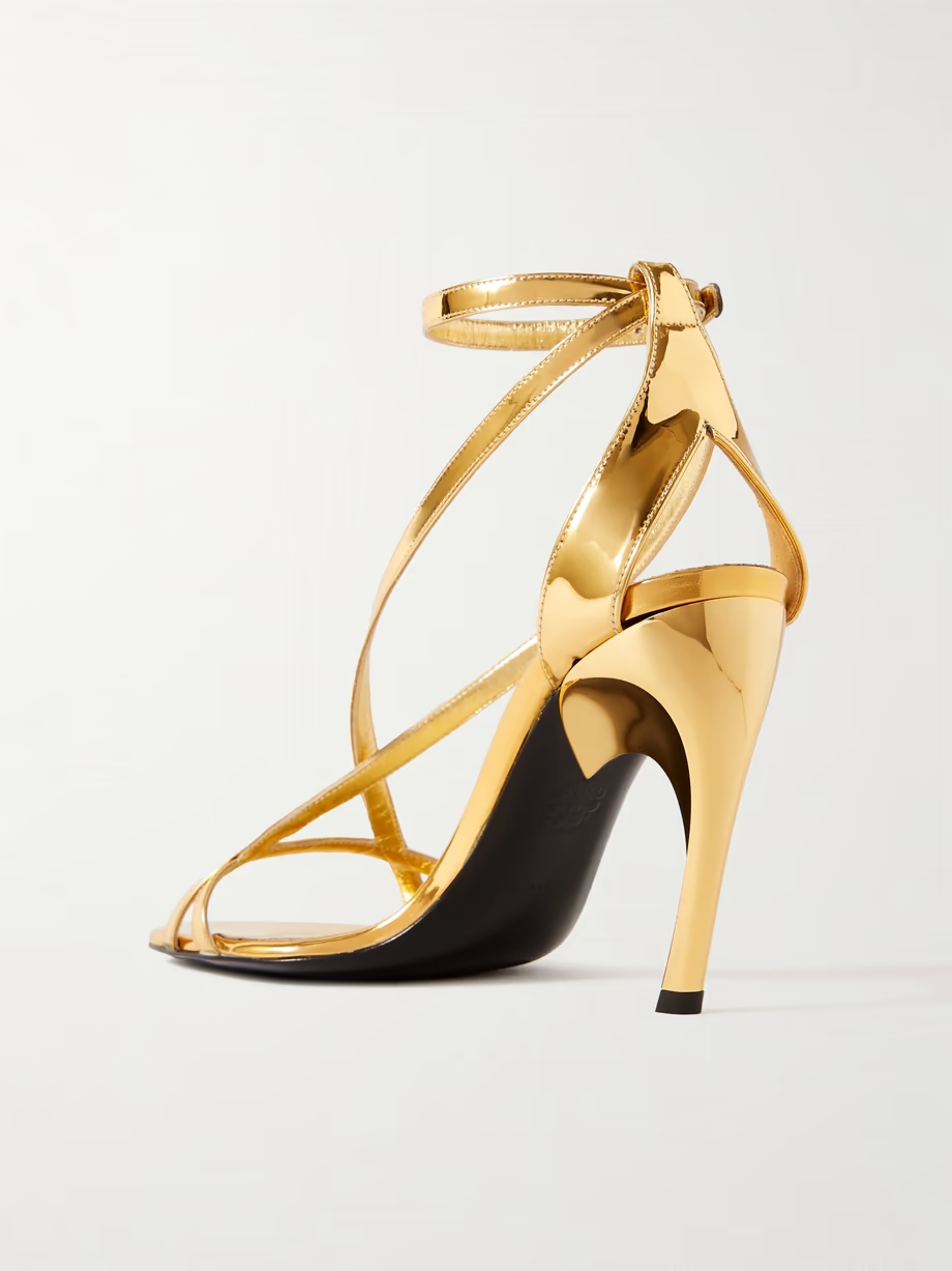 Armadillo metallic leather sandals Armadillo metallic leather sandals