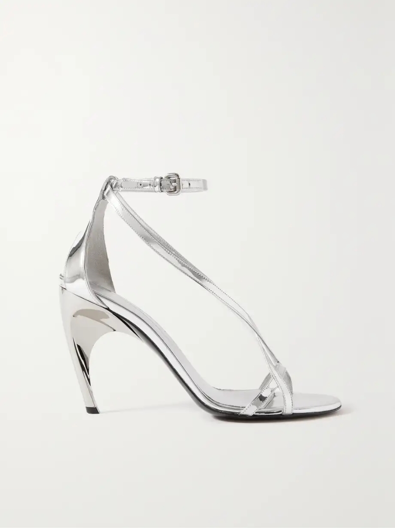 Armadillo mirrored-leather sandals Armadillo mirrored-leather sandals