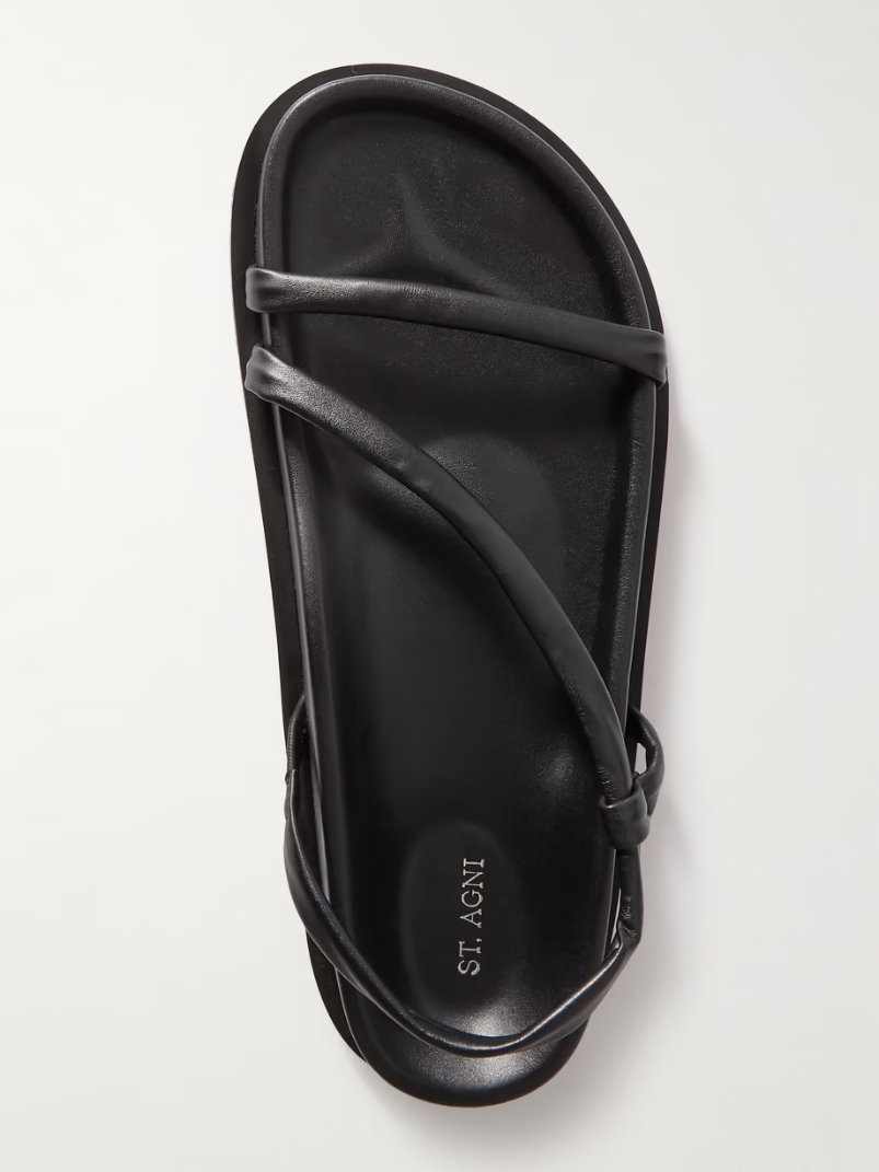 Twist leather slingback sandals Twist leather slingback sandals