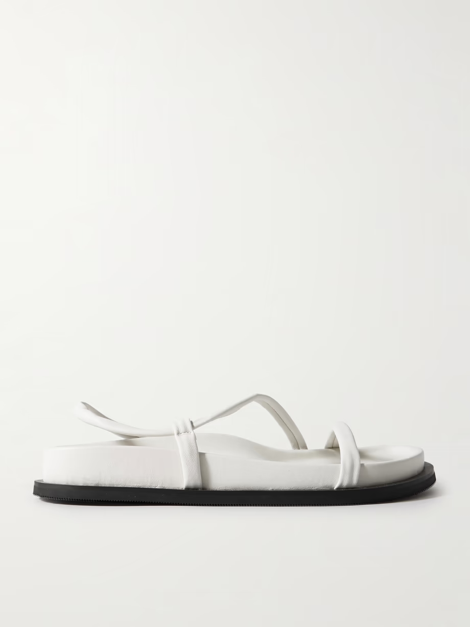 Twist leather slingback sandals Twist leather slingback sandals