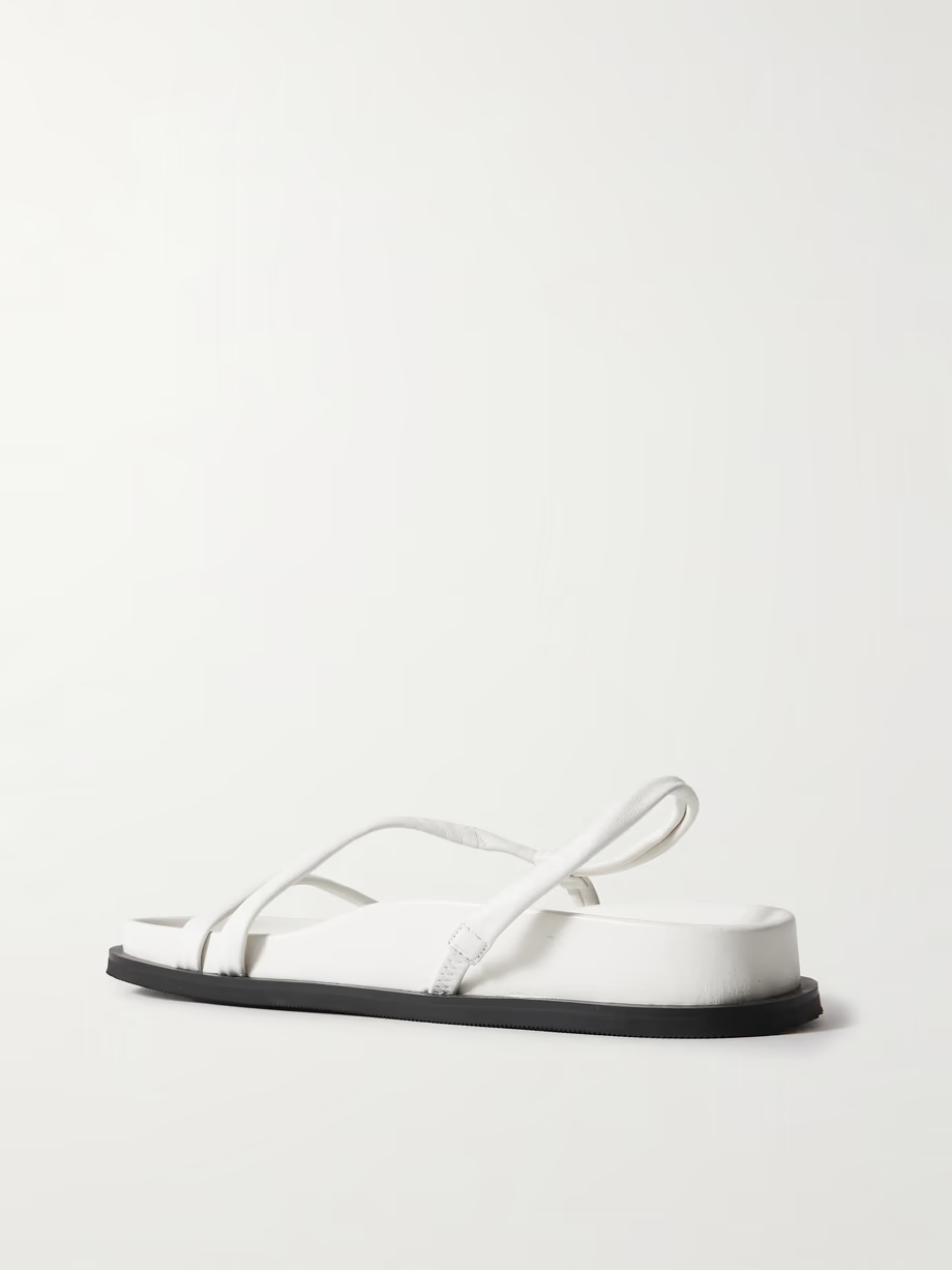 Twist leather slingback sandals Twist leather slingback sandals