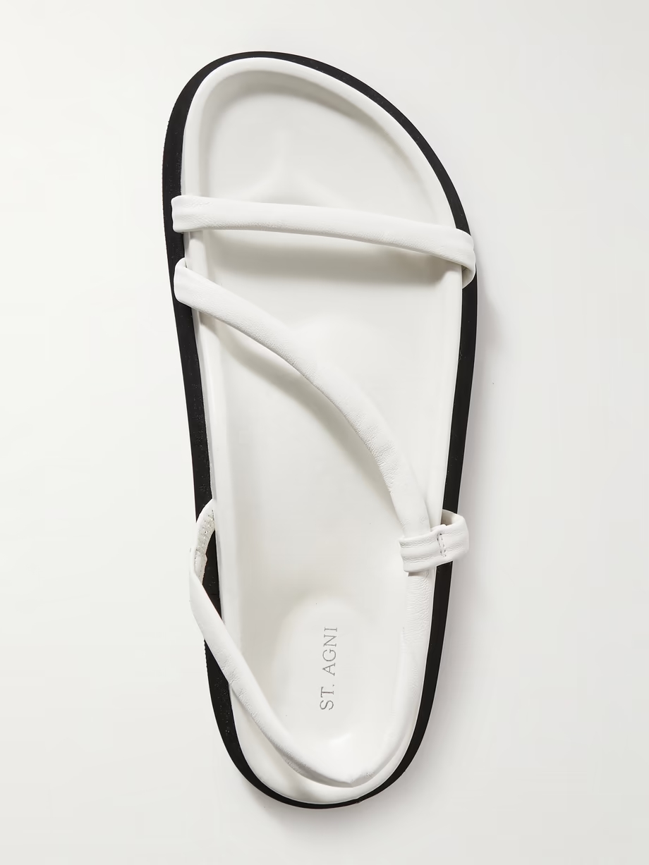Twist leather slingback sandals Twist leather slingback sandals
