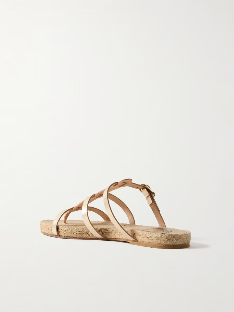 + Ancient Greek Sandals Milos metallic leather sandals + Ancient Greek Sandals Milos metallic leather sandals