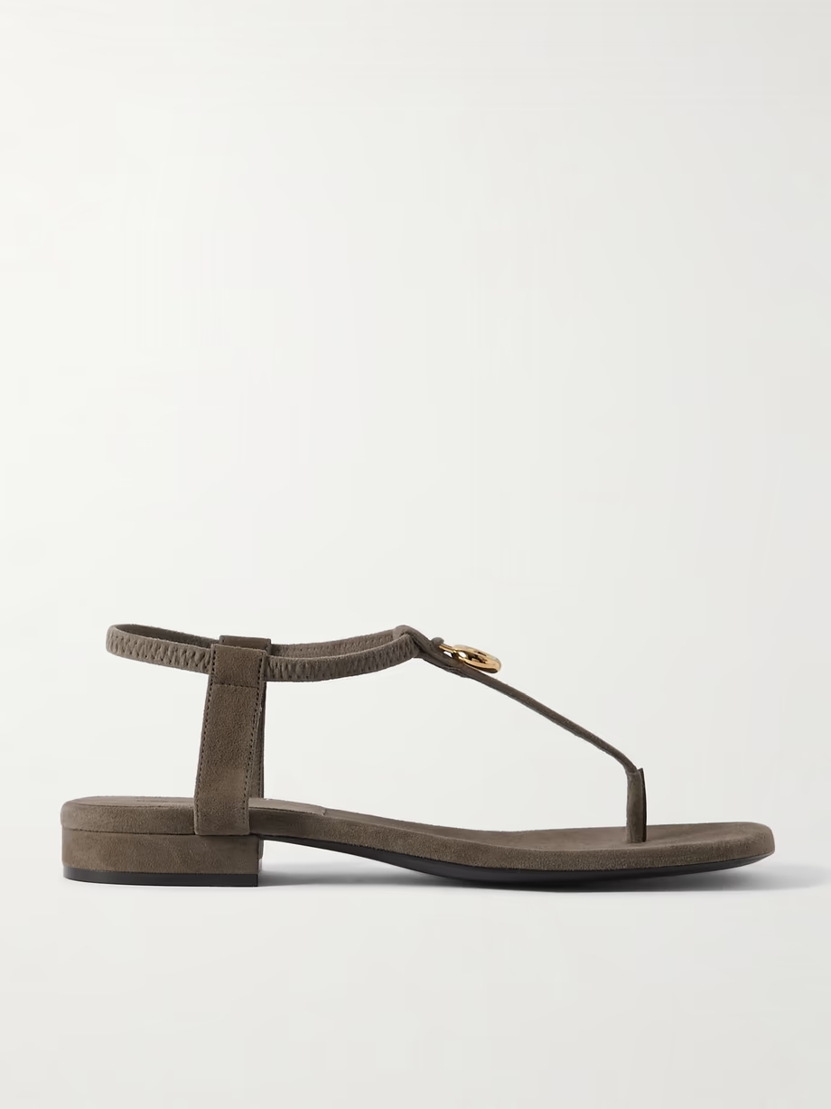 Mindil embellished suede sandals Mindil embellished suede sandals