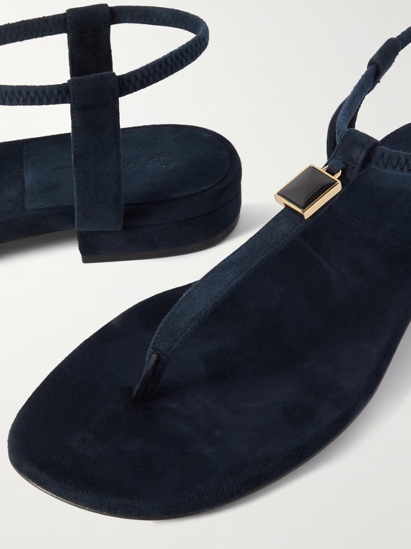 Mindil embellished suede sandals Mindil embellished suede sandals