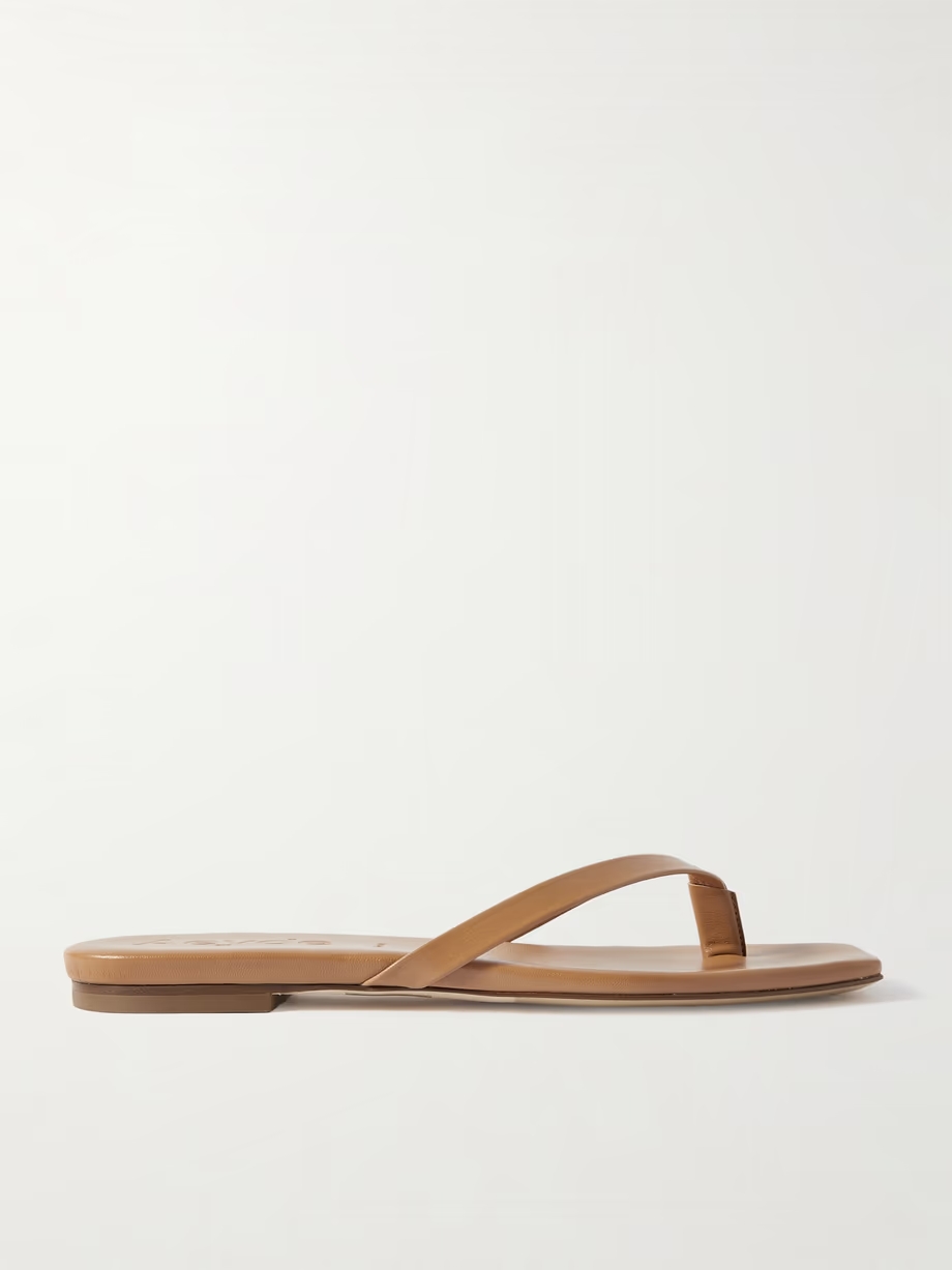 Renee leather flip flops Renee leather flip flops
