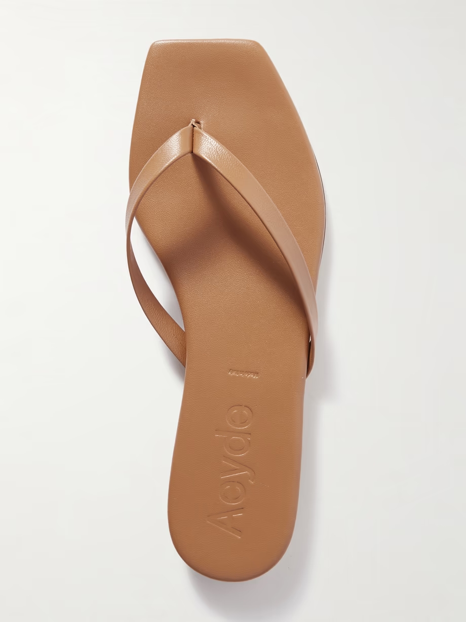 Renee leather flip flops Renee leather flip flops