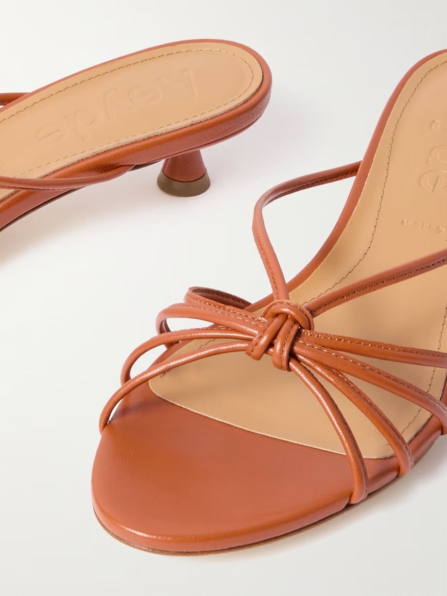Milla knotted leather sandals Milla knotted leather sandals