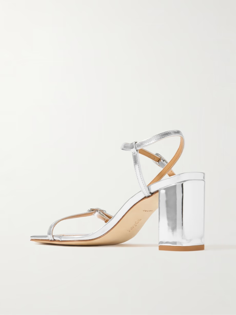 Franzi metallic patent-leather sandals Franzi metallic patent-leather sandals