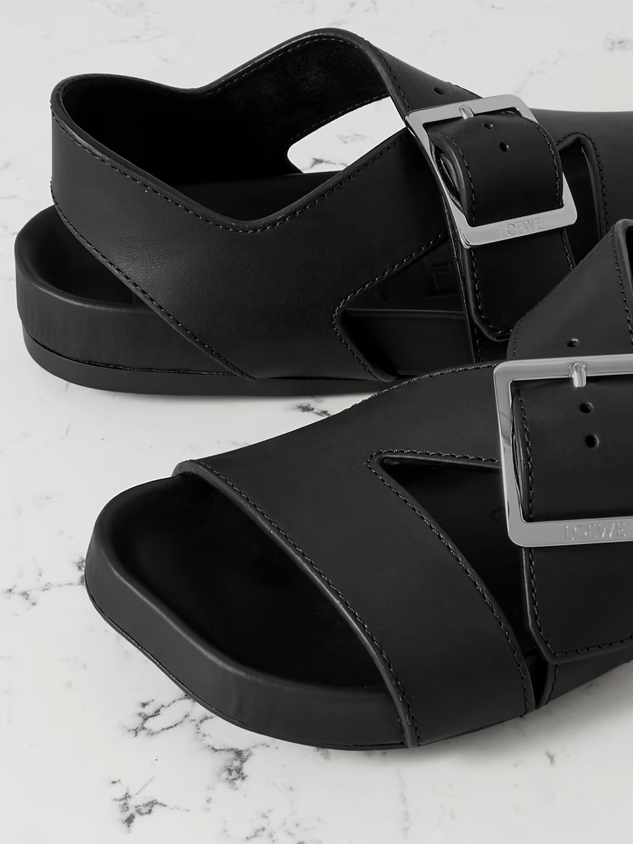 Ease buckled leather sandals Ease buckled leather sandals