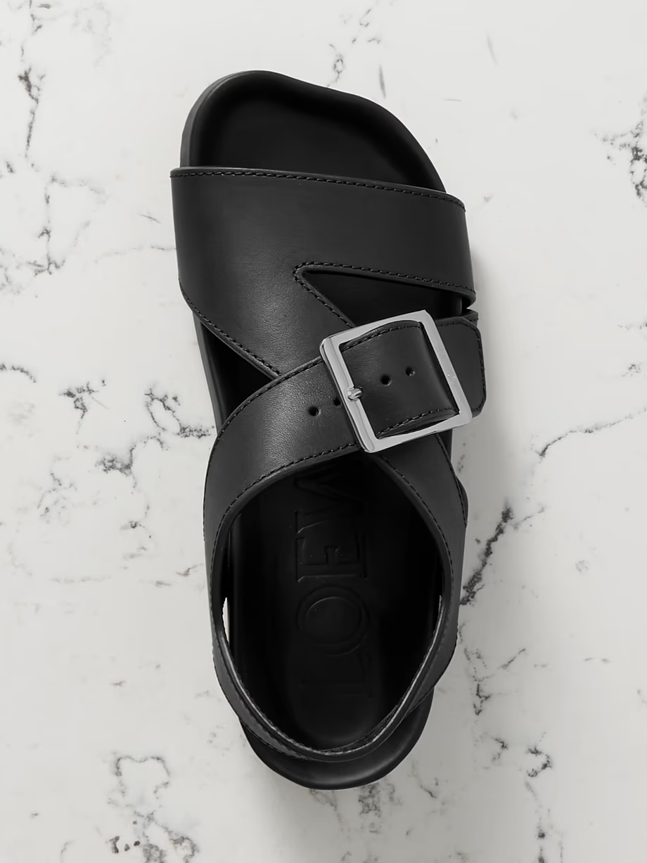Ease buckled leather sandals Ease buckled leather sandals