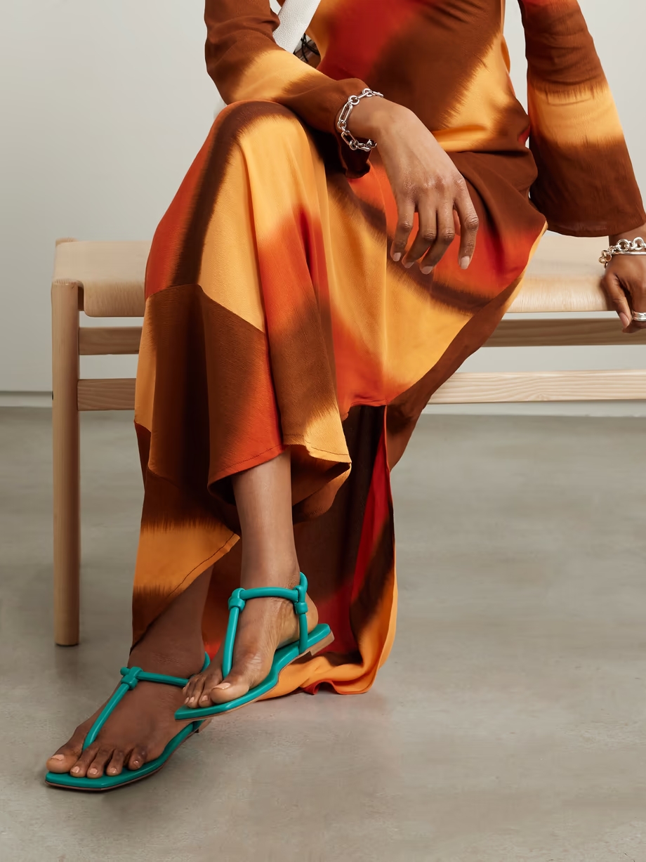 Knotted leather sandals Knotted leather sandals