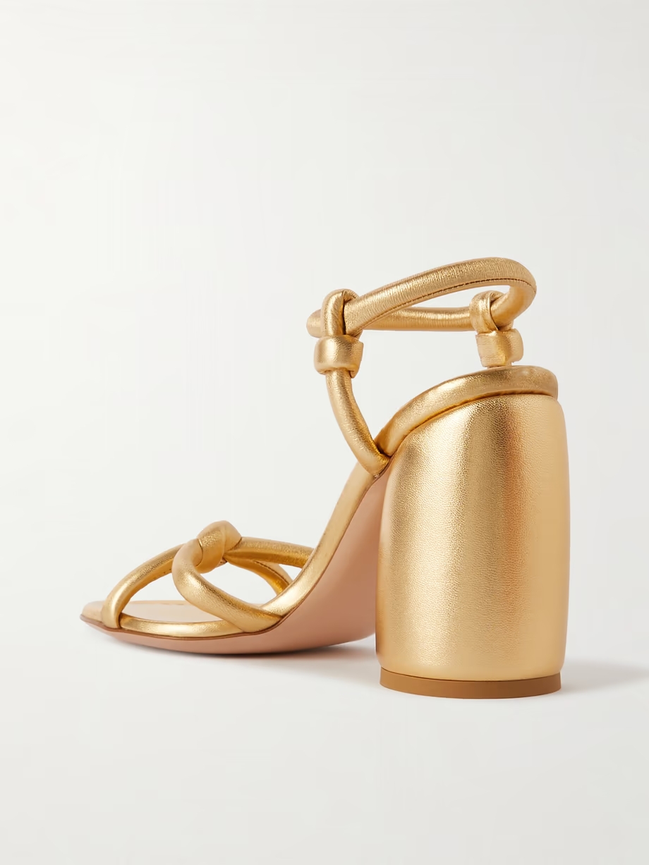 95 metallic leather sandals 95 metallic leather sandals
