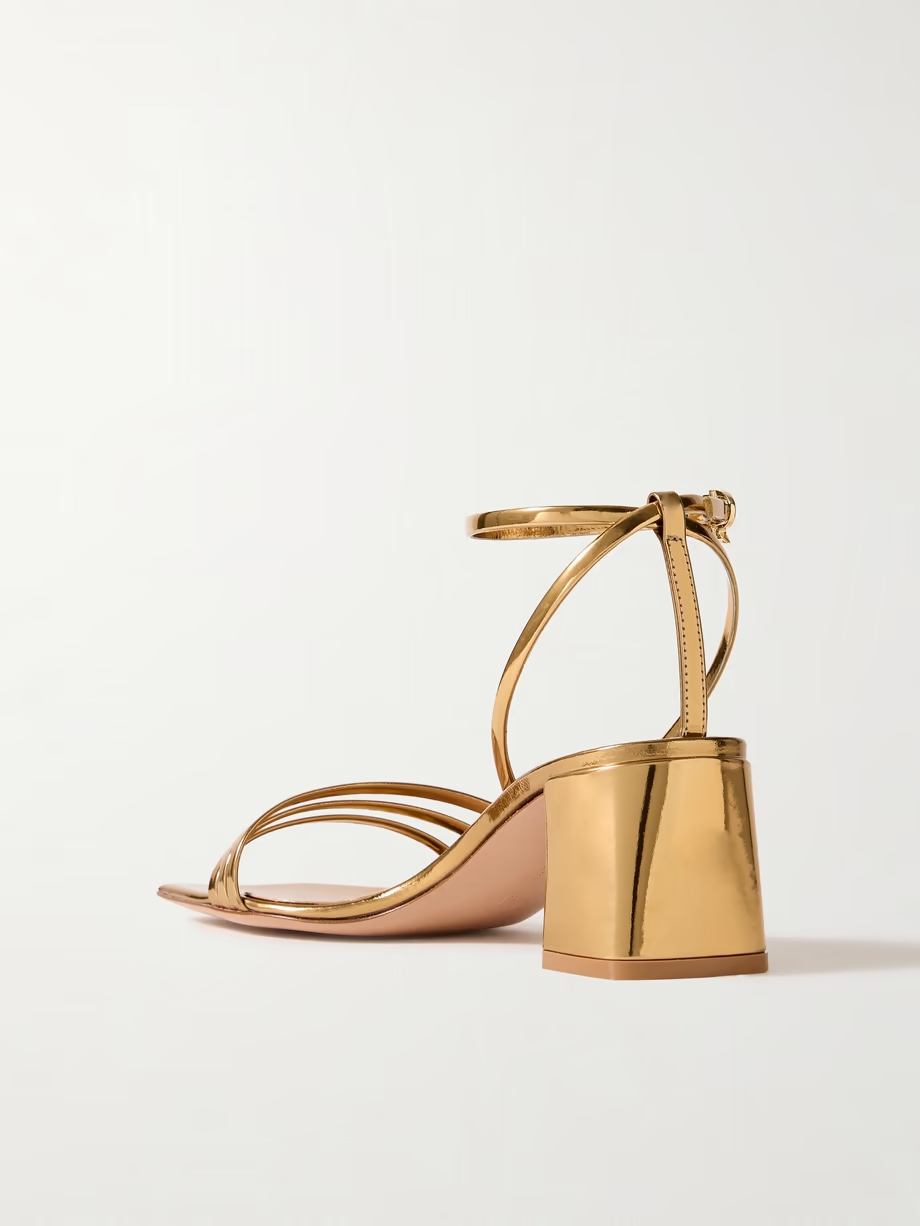 Metal 55 metallic patent-leather sandals Metal 55 metallic patent-leather sandals