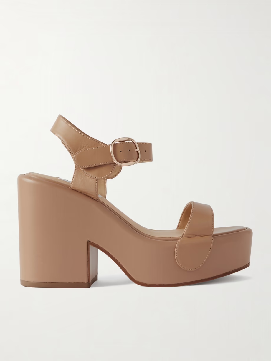 Iris leather platform sandals Iris leather platform sandals