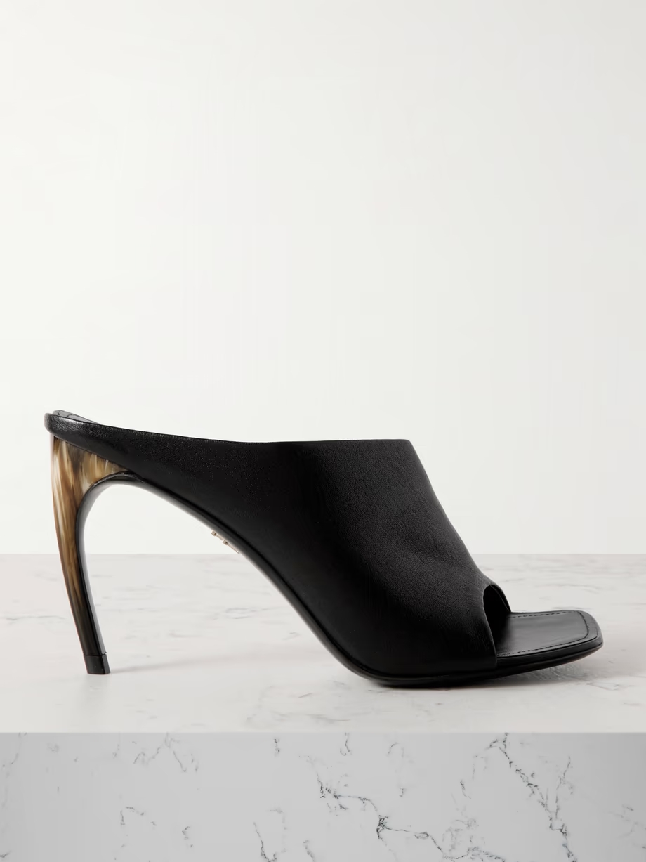 Nymphe leather mules Nymphe leather mules